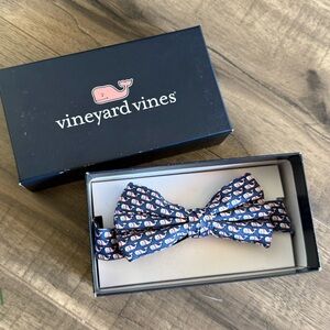 Vineyard Vines Navy Baseball Character Bow Tie